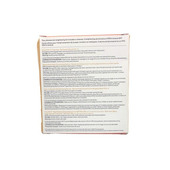 Murad Shield & Brighten Kit - Cleanser, Serum , Sunscreen - Picture 2 of 2